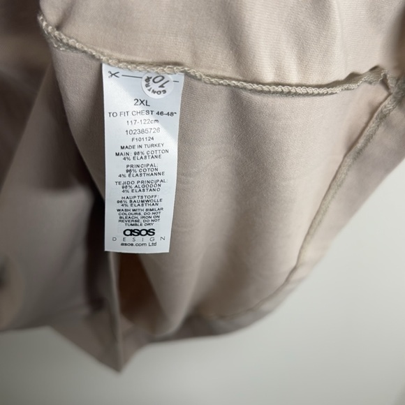 ASOS DESIGN Muscle Fit Mock neck Tee Sz 2XL - Picture 7 of 7